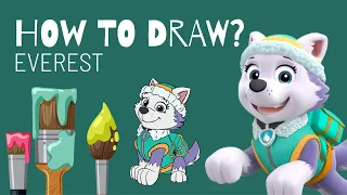 How to draw EVEREST Simple tutorial step-by-step!