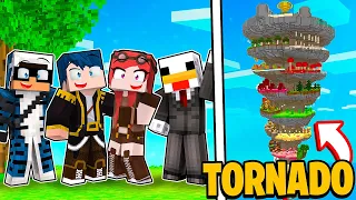 SFIDA NEL TORNADO DEL PARKOUR CON I MIEI AMICI! - MINECRAFT