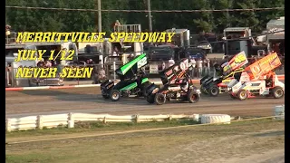 Merrittville Speedway July1/12 DIRT racing Never Seen