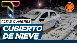 La NIEVE en CÓRDOBA, El Doce en la zona serrana donde todo quedó cubierto de blanco