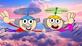 What if we Converted into a Helicopter? + more videos | #aumsum #kids #children #cartoon #whatif