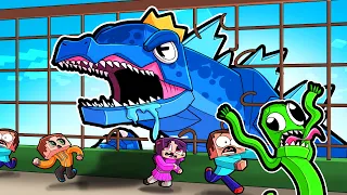 GODZILLA MEGA ZOO ESCAPE! (Rainbow Friend Godzillas)