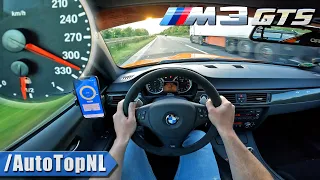 BMW M3 GTS E92 *325KM/H* on AUTOBAHN by AutoTopNL