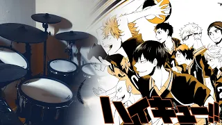 Haikyuu!! Season 3 Opening『Hikari Are (ヒカリアレ) - BURNOUT SYNDROMES 』- Drum Cover/叩いてみた