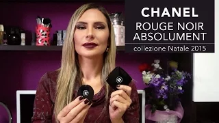 CHANEL ROUGE NOIR ABSOLUMENT | Collezione Natale 2015