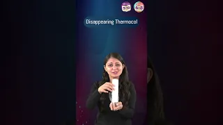 Disappearing thermocol experiment | Magical Science Experiment # shorts
