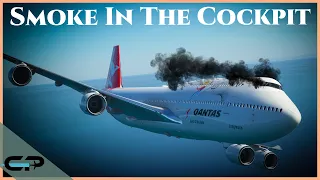 Cockpit Crisis Unveiled | Qantas Airlines Boeing 747