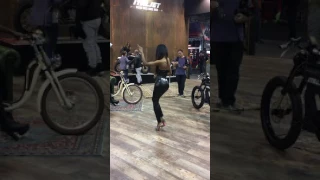 EICMA expo dancing