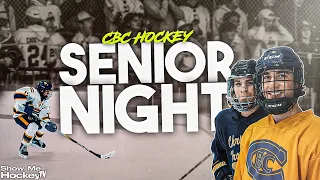 Senior Night 10-0 [NO] Mercy | CBC Hockey Vlog