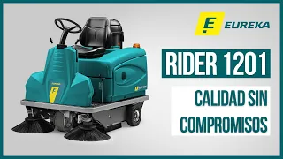 Maquina Barredora Industrial Compacta | Hombre a bordo Profesional | Eureka Rider 1201