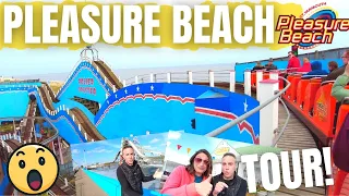 Great Yarmouth Pleasure Beach TOUR 2021 & Roller Coaster POV