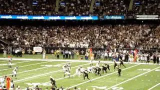 MNF Saints vs Falcons december 26th 2011 record play 2