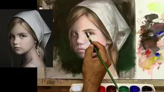 Como Pintar un retrato con temperas