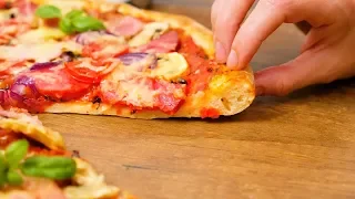 Тесто для пиццы ☆ Тонкое с мягкими корочками ☆ Идеальный рецепт теста на пиццу