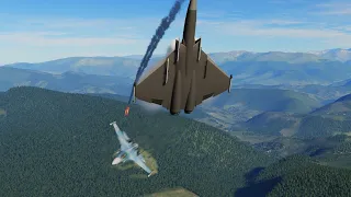 ELYTRA VS 2 SU-27 DOGFIGHT with useful COBRA | Digital Combat Simulator | DCS |