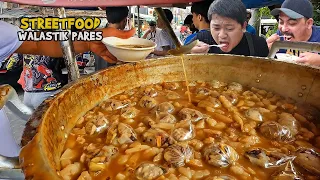 Filipino Street Food | WALASTIK PARES - Mata Utak Tumbong Soup No.5 at Sisig in MAKATI CITY (HD)