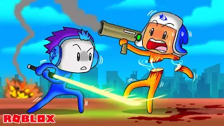 BABY DEL VS MOCIL BERTANDING UNTUK JADI RAJA STICKMAN LIDI TERKUAT DI ROBLOX!!