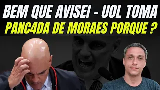 #4 Moraes NÃO GOSTA de ser chamado de FOFOQUEIRO e Solta o VERBO em desfavor da UOL FAKENEWS