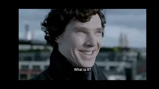 Sherlock- TV Series, S2E3 The Reichenbach Fall ending (part 1)