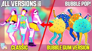 COMPARING 'BUBBLE POP!' | CLASSIC x BUBBLE GUM VERSION | JUST DANCE 2018