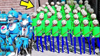 PEPSI ANIMATRONICS VS TODOS OS BALDI's BASICs? | GTA 5 Five Nights at Freddy's