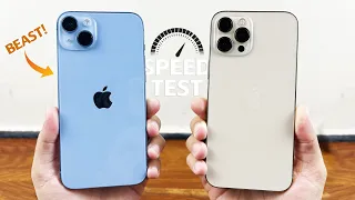 iPhone 14 Plus vs iPhone 12 Pro Max SPEED TEST | BEAST IS HERE!