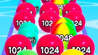 Ball Run 2048 New Update Gameplay Level 95