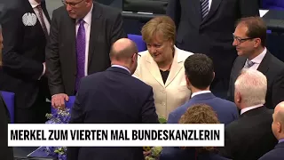 Merkel zum vierten Mal zur Bundeskanzlerin gewählt