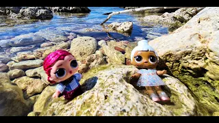 КУКЛЫ ЛОЛ СЮРПРИЗ КУПАЮТСЯ В МОРЕ мультик лол/DOLLS LOL SURPRISE SWIM IN THE SEA cartoon lol