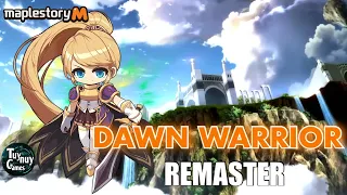 MapleStory M: Cygnus Knights Remaster - Dawn Warrior 1st - 5th Job Skills + Auto Battle + Bossing