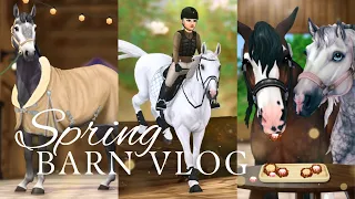 Spring Barn Vlog : Lessons, Lunging, Vet Care, Schooling & More! II SSO RRP