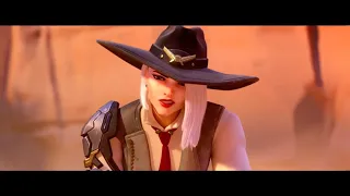 Overwatch сцена после титров | Эш (Ashe) | русская озвучка