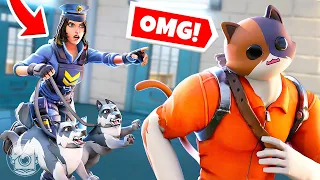 Girls vs. Boys: EXTREME Prison Escape! (Fortnite Cops & Robbers)