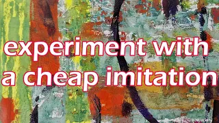 experiment with a cheap imitation