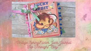 Vintage Lucky Rabbit Junk Journal **Etsy** (SOLD)