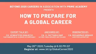 How to Prepare for a Global Career | Beyond 2020 Careers | Prime Academy