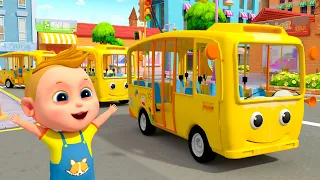 Wheels On The Bus Song + Bath Nursery Rhymes | +More Kids Songs & Nursery Rhymes