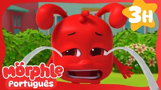 😭 Morphle Chora! 😭| MARATONA DE 3 HORAS! | Morphle em Português | Desenhos Animados para Crianças