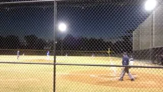 Noah hits a triple