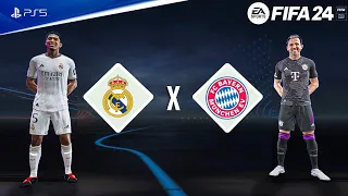 FIFA 24 - Real Madrid vs Bayern de Munique| Gameplay PS5  [4K 60FPS] Champions League 2024