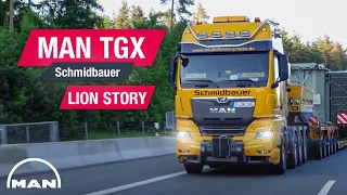 MAN Lion Story – Schwertransporte Schmidbauer​​