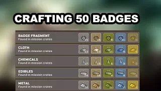 THE WALKING DEAD NO MANS LAND CRAFTING 50 BADGES PART 1