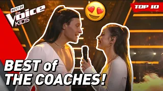 INCREDIBLE COACH Performances on The Voice Kids! 🤩 | Top 10