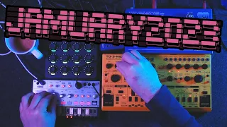 0x1704 morning ritual | #jamuary2023 | nymphes + volca bass + TD-3 MO