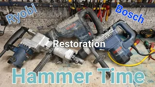 It's Hammer time. Repairing a selection of Bosch and Ryobi kango hammers