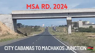 Cabanas to Machakos Junction. 4K driving tour of Mombasa road dual carriageway.