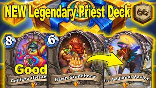 NEW Legendary Minions Are So Cool In My Priest Deck At Showdown in the Badlands | Hearthstone