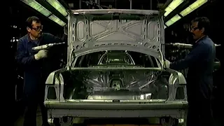 Audi - V8 (4C) - Station - Production Line -  How Audi Cars are Made (1989)