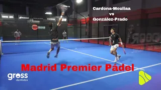 Premier Padel Madrid. Pablo Cardona y Jose María Mouliaa contra Iago González y Manu Prado