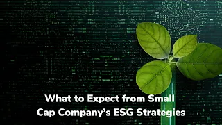 ESG: What Investors, Stakeholders & the OTC Community Expect from Small Cap Company’s ESG Strategies